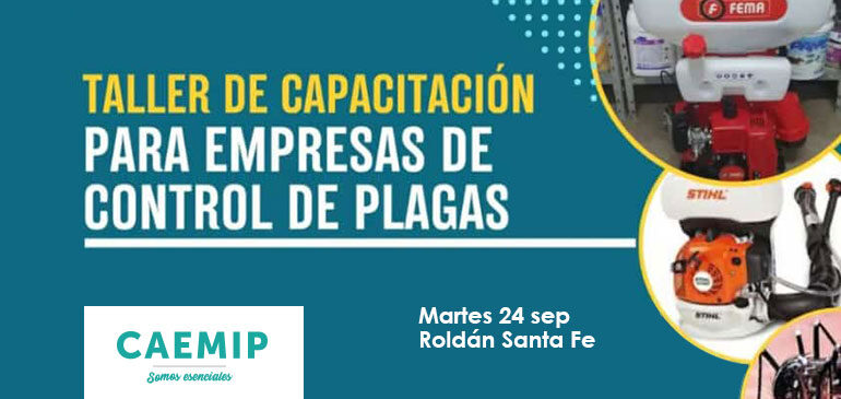 Taller para empresas de control de plagas Roldán 2024